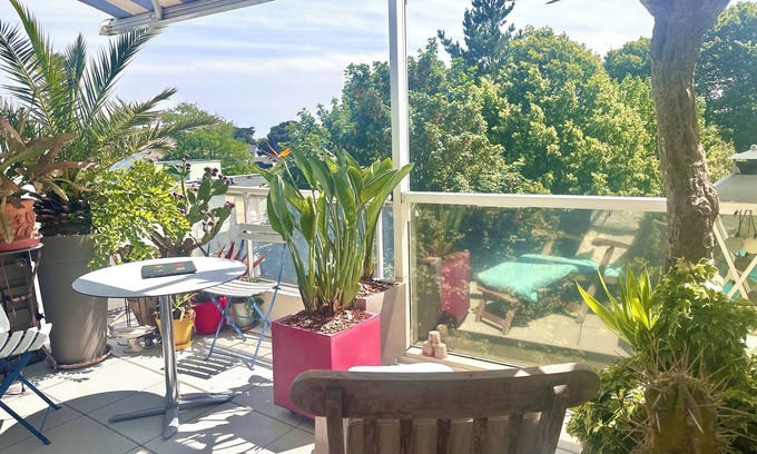 La Baule-Escoublac Apartment | COCOONING APARTMENT, BEAUTIFUL TERRACE + BIKES : NEAR🏖️ 2 BEAUTIFUL BEACHES and PORT