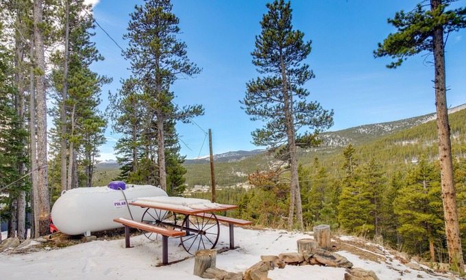 Saint Mary's Cabin | Colorado Cabin w/ Deck, Fire Pit & Mountain Views!
