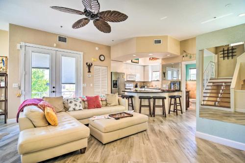 Clearwater Beach House | Colorful Townhome, Steps to Clearwater Beach!