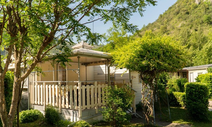 Ornolac-Ussat-les-Bains House | Comfortable mobile home - HEATING and COVERED TERRACE