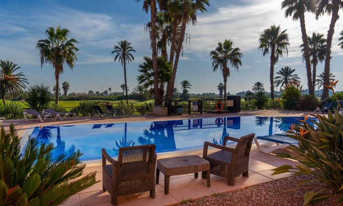 Los Alcazares Apartment | Comfortable apartment in a well-maintained residential complex with communal pool.