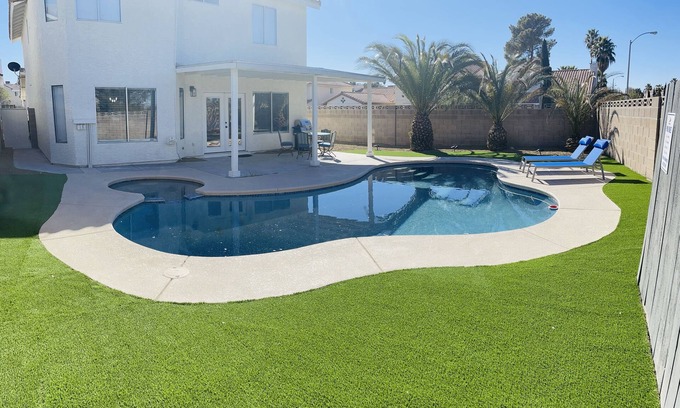 Green Valley House | Comfortable home with sparkling private pool minutes to the Strip!