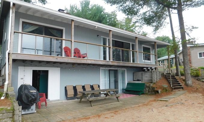 Raymond House | Comfortable lake house just 30' from Little Sebago Lake in quiet neighborhood