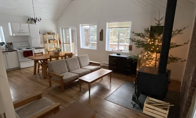 Chertsey Ski Chalet | Comfortable rustic chalet in beautiful setting.