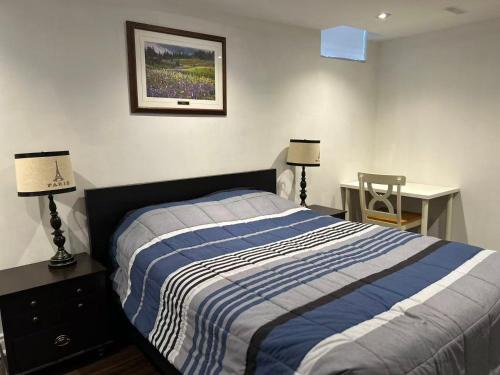 Richmond Hill House | Comfortable Two Bedroom Basement Suite with Full Kitchen Bathroom and Queen Beds