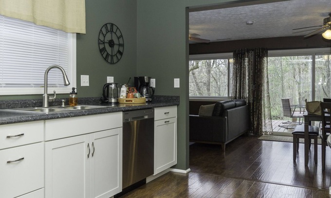West Lafayette House | Comfy Cozy Creekside