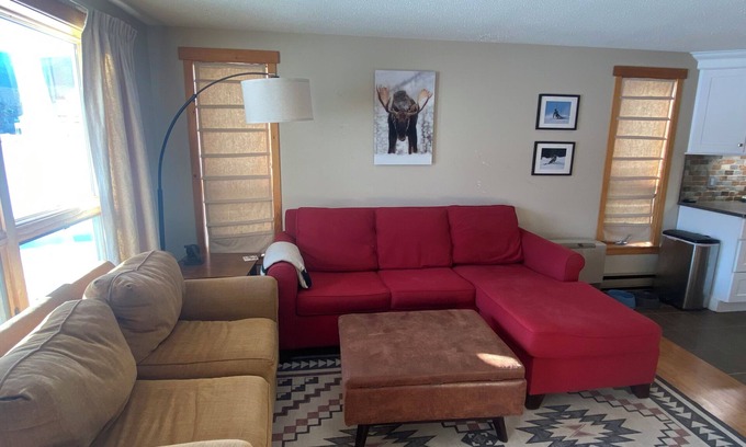 Carrabassett Valley Apartment | Comfy ski-in and out Sugarloaf 2-bedroom condo with access to pool house
