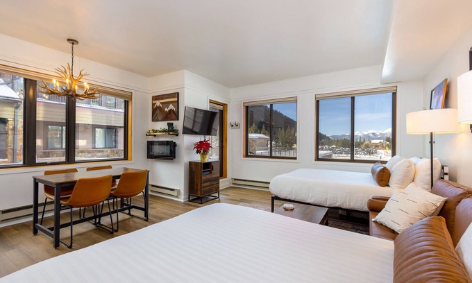 Mountain House Condo | Condo w/Bright & Open Layout & Close to River Run & Lakeside Village!