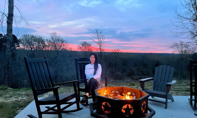 Shreveport Cabin | Conestoga Glamping Wagon w/Patio, Fire Pit & Grill overlooking Wildlife Reserve