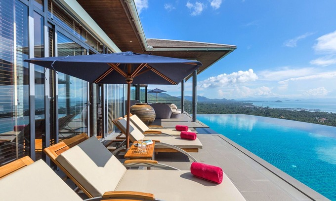 Na Thon Villa | Contemporary 6BR Hillside Villa | Nathon