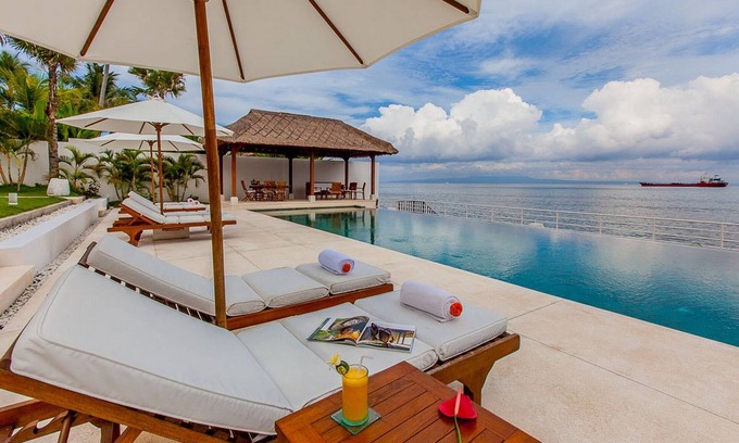 Candi Dasa Villa | Contemporary-Colonial Style 4BR Villa, Ocean View - W/Swimming Pool!