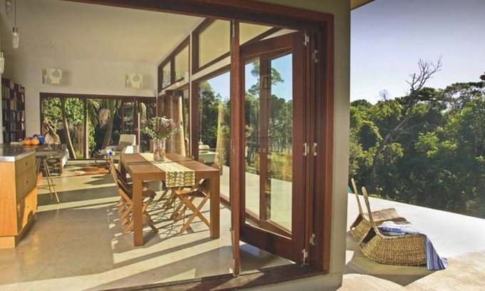 Goonengerry House | Contemporary eco house with plunge pool overlooking the rainforest