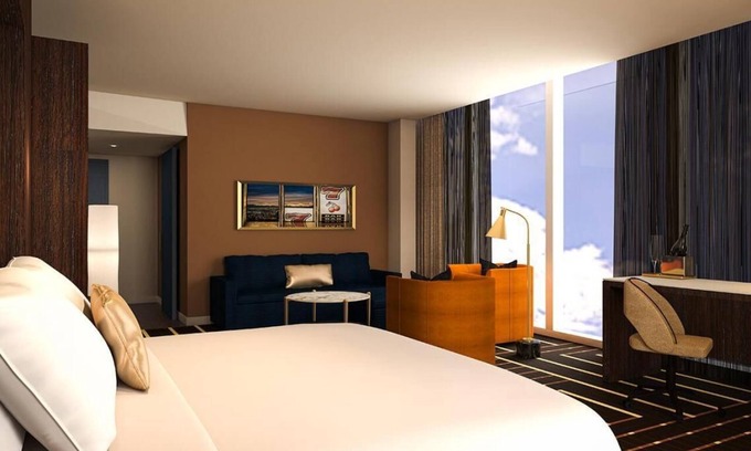 Downtown Las Vegas Apartment | Corner Studio at Circa Resort & Casino