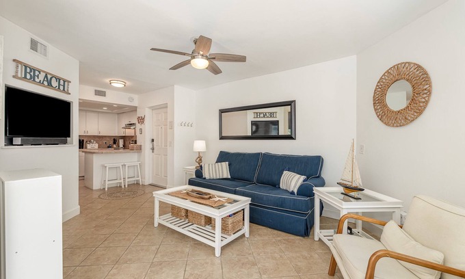 Port Canaveral Condo | Corner unit private balcony ocean view, pool & spa, beachfront access in Florida