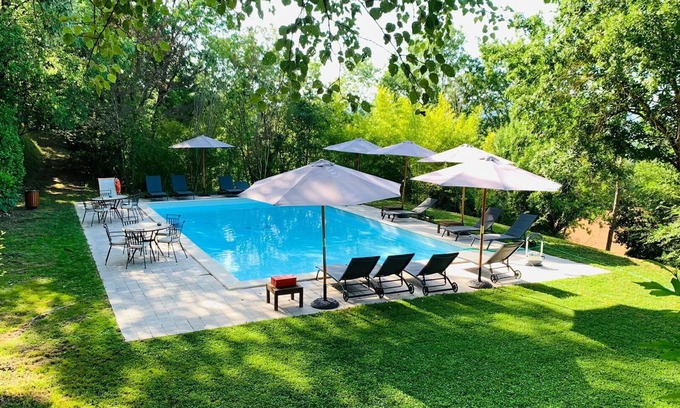 Umbertide Villa | Cosy apartment in villa for 6 people with pool, WIFI, A/C, TV, patio and parking