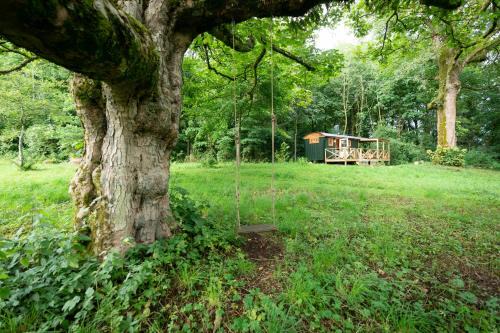 Clachan of Campsie House | Cosy Cute Cabin with Large Veranda & Outdoor Bath