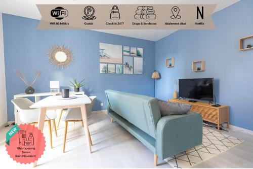Montlucon Apartment | Cosy T2 rénové, proche centre-ville-Fibre/Netflix