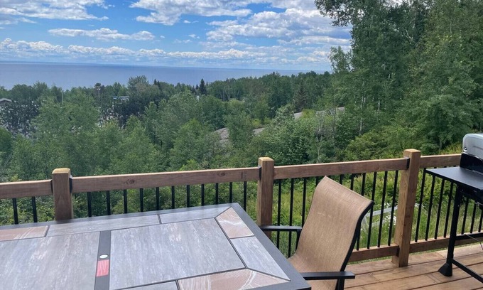 Beaver Bay Cabin | Cottage view over Lake Superior