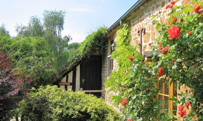 Guerquesalles Cottage | Cottage with shared swimming pool, hot tub, fishing, tennis, UK TV and Wi-Fi
