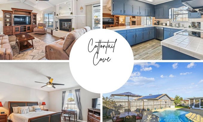 Panama City House | Cottontail Cove - 4 Bedroom/2.5 Bath Prvt Home w/Pvt Pool (Sleeps 8)