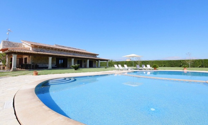 Sa Pobla Villa | Country Home Sant Vicenç with Mountain View, Pool, Wi-Fi, A/C, Terraces & Garden