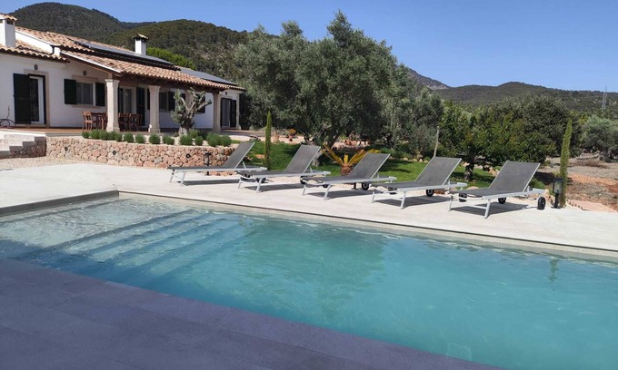 Bunyola Villa | Country House 'Ca Na Barons' with Mountain View, Wi-Fi and Air Conditioning