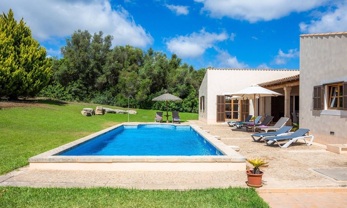 Son Servera Villa | Country House 'Can Xerpeta' with Mountain View, Private Pool and Wi-Fi