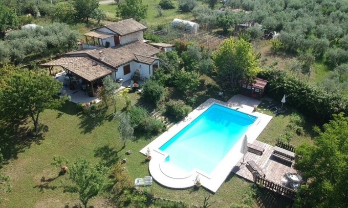 San Vito Chietino House | Country house with swimming pool surrounded by an orchard