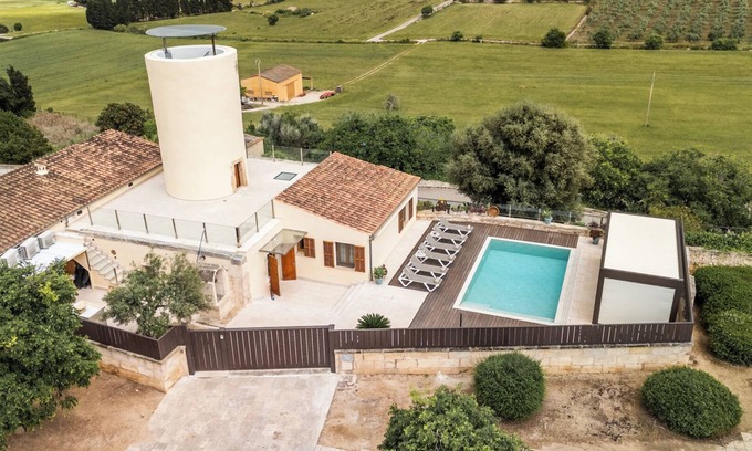 Muro Villa | Country House 'Moli De Can Cristan' with Sea View, Wi-Fi and Air Conditioning