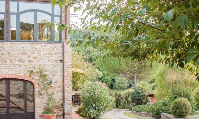 Carmignano Villa | Country house near Florence with panoramic pool and outbuilding