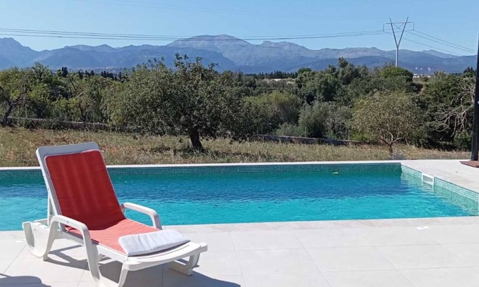 Llubi House | Country House 'S'Ermitori' with Mountain View, Private Pool and Wi-Fi