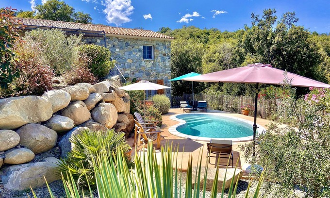 Ventiseri Villa | Country house - Sea view - Private swimming pool (heated) 7 people