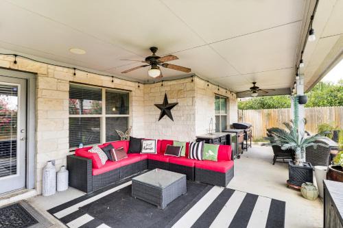 Leander House | Covered Patio and Yard Spacious Leander Home!