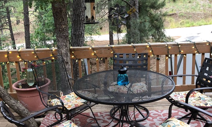 Ruidoso Cabin | Cowhide Creek Cabin with WiFi and A/C