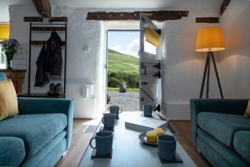 Bryn-crug House | Cowshed Cottage with Log Burner & Shared Dog Field