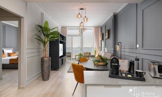 Al Quoz Apartment | Cozy 1-bedroom apartment with WiFi, fitness room in delightful Dubai