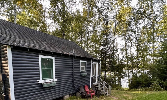 Iron County Cabin | Cozy 2 Bedroom Lakefront Cabin Turtle Point Outpost|Box Turtle