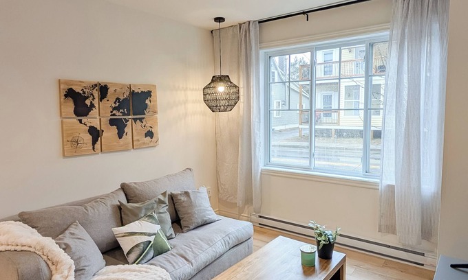 Saint Jovite Apartment | Cozy 3 1/2 près de l'ancienne gare de Saint-Jovite - Escapade à Tremblant!