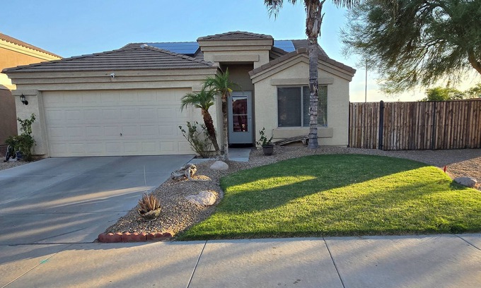 Sarival Village House | Cozy 3-bedroom house with a pool in welcoming Goodyear with AC, WiFi