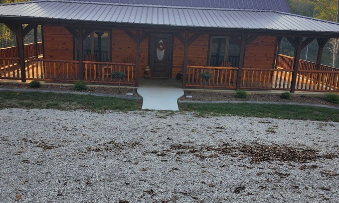 Lewisburg Cabin | Cozy 4-bedroom cabin with a private lake. Pet Friendly.