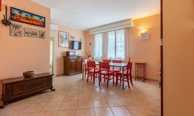 Lido degli Estensi Apartment | Cozy 60 sqm apartment with balcony, which can comfortably accommodate up to 4 people, located on the second floor (with lift NOT suitable for disabled people) of a renovated modern building. The property enjoys a privileged position in "Lido degli Estens