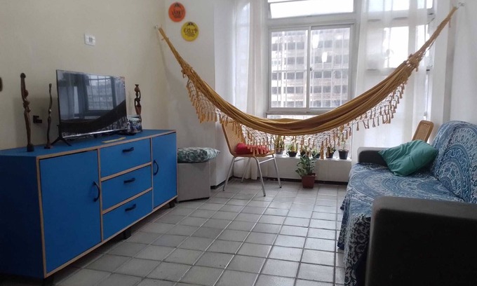 Santo Antonio Apartment | Cozy apartment on Aurora Street, with side view of the Capibaribe River