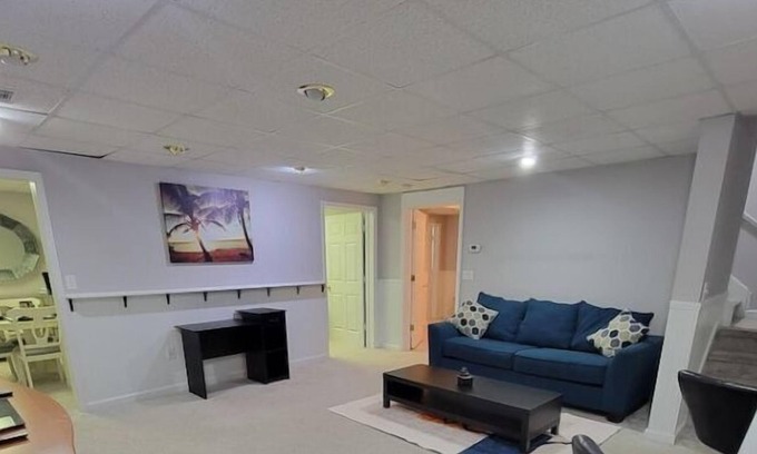 Buford Apartment | Cozy Basement, Private Entrance-All Welcome!