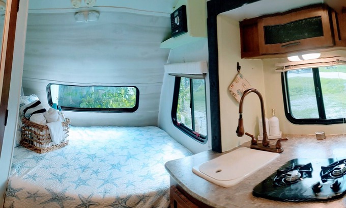 Cypress Lake House | Cozy camper living in a prime location
