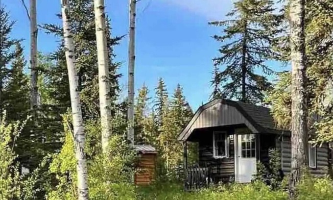 Sheridan Lake Cabin | Cozy cedar cabin on 2 acres at Sheridan Lake