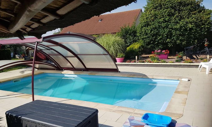 Saint-Maclou-la-Briere House | Cozy cottage between land and sea with outdoor swimming pool open from May to September