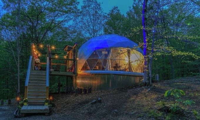 Tannersville Cottage | Cozy geosdesic dome near The Channels hiking trail