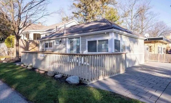Grand Bend House | Cozy Grand Bend Cottage steps to the beach and the main strip with large deck!