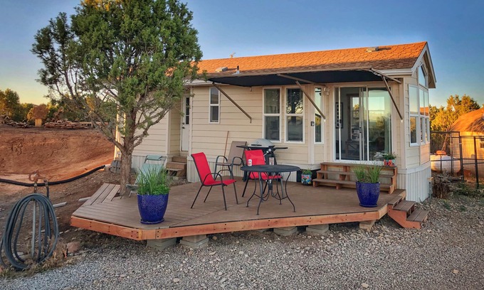 Cortez House | Cozy House on 35 Acres with Mesa Verde and Mountain Views.