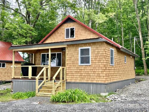 Burnham House | Cozy Lakefront Cabin with Porch, Firepit, Kayaks & Sandy Beach Access in Burnham, Maine
